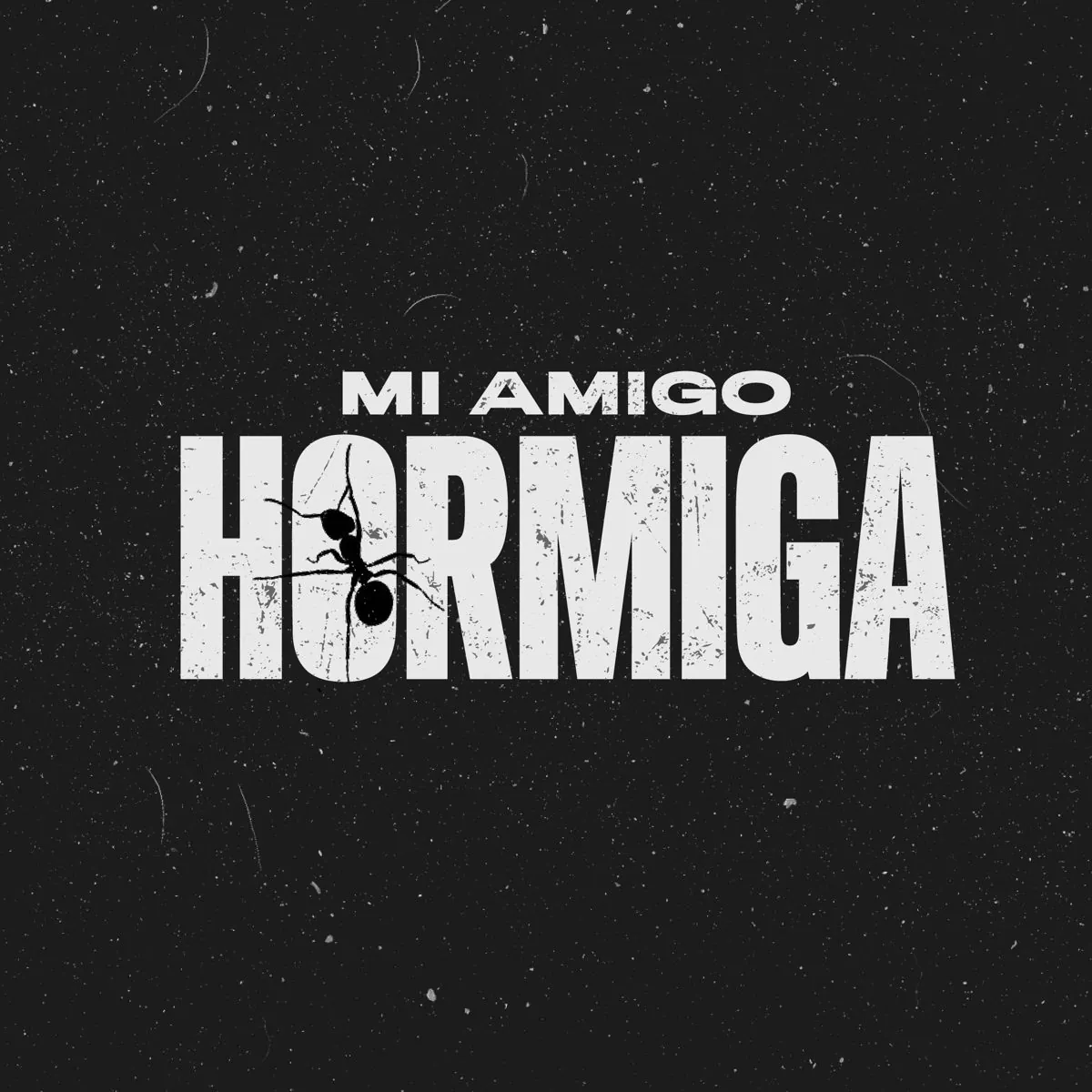 Título de Mi Amigo Hormiga sobre fondo negro