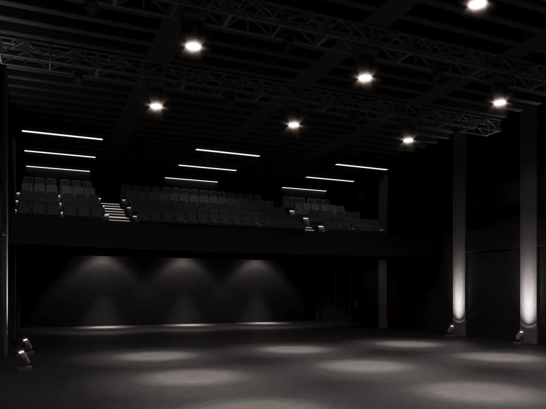 Render de la sala del Teatro Argentino